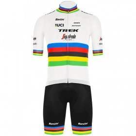 Tenue Maillot + Cuissard à Bretelles 2020 Trek-Segafredo UCI World Champion N001